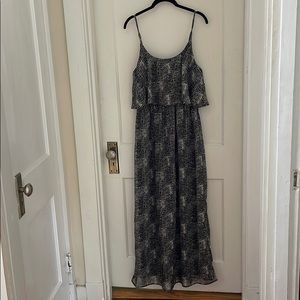 Printed maxi dress